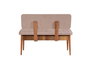 Hanah Home Vina 0900 Walnut Stone Juego de Comedor Extensible